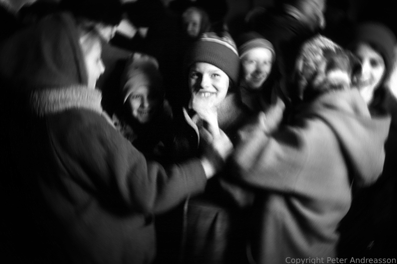 Schoolchildren at a school in rural Belarus.