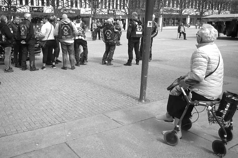 Street photography in Bor&aring;s, Sweden.